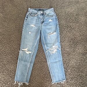 Aeropostale Slim & Thick Curvy Mom Jeans Size 0